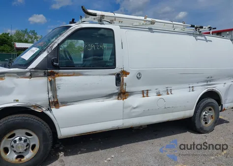 2013 Chevrolet Express 2500 Work Van from USA, damaged, VIN 1GCWGFCA8D1902974